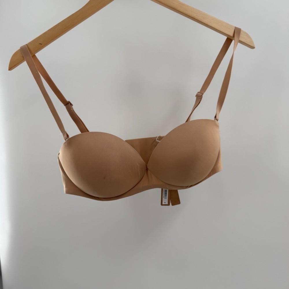 SKIMS Ultimate Collection Push Up Strapless Bra Clay Size 38B BA-BAN-3208
